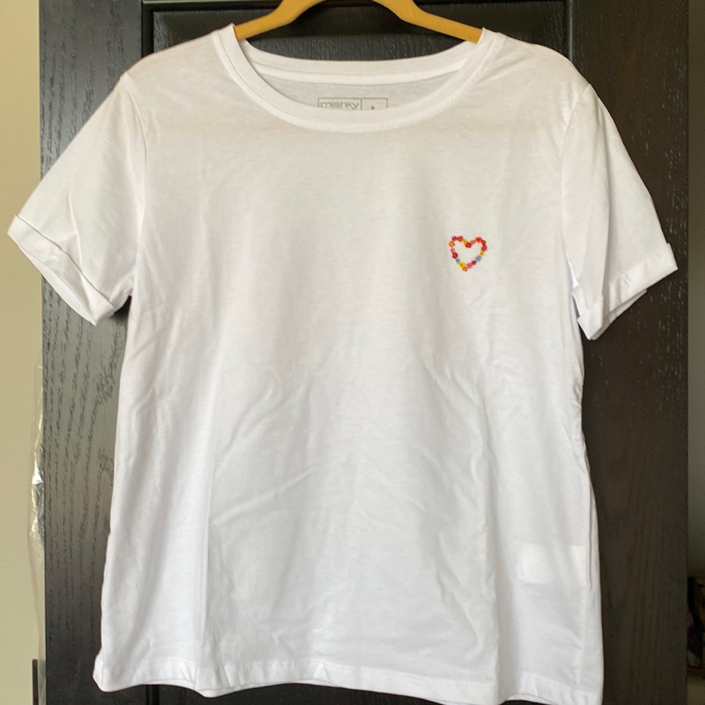Sublime white cotton tee. New with tags. Size Large